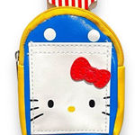 Sanrio Hello Kitty mini Coin Purse Keychain Blue Photo 0