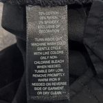 White House | Black Market WHBM Black Corduroy Mini Skirt High Rise Button Accent Stretch Size 8 Y2K Style Photo 4