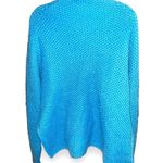 Weekday  waffle knit oversized sweater blue sky size small Photo 1