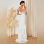 Lulus  Beloved Eternity White Lace Sleeveless Maxi Dress Photo 1