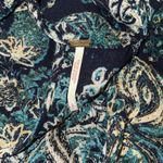 Free People  Lady luck printed tunic mini dress mock neck open back paisley Small Photo 7