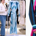 CIEBON Jynai Long Sleeve Shirtdress $200 M formal luxury fall blue party Size M Photo 2