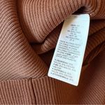 Amazon Chocolate Brown Ribbed Midi Sleeveless Dress XS NWT Photo 7