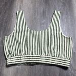 Anthropologie Anthro Sunday in Brooklyn Scoop Neck Terry Striped Cropped Tank NEW Photo 4