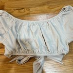 Ocean Drive Tie Front Crop Top Photo 1