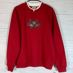 This is a red sweatshirt from Baxter & Wells Size L Photo 0