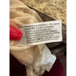 ZARA  Beige Viscose Button Down Shirt with Gold Chain XS Photo 6