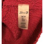 Seven7 New Sweater Womens M Chenille Popcorn Round Neck Long Sleeve Pink Photo 4