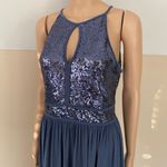 Morgan & Co keyhole jersey sequins Dress Photo 10