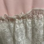 Vintage Nella Fantasia Sheer Lace Top Womens Medium Sleeveless Pink Photo 3