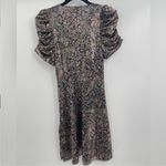 Ba&sh  Shopbop Gala Puff Sleeve Metallic Paisley Floral Mini Dress Noir size xs 2 Photo 13