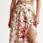 Abercrombie & Fitch  Pink Floral Skirt Photo 0