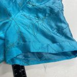 JUDITH HART Collection, Two piece Top & Pants, Blue Floral, Size 14, 100% Silk Photo 9