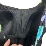Longitude  Womens Black Floral‎ Swimdress 22W One Piece Swimsuit Full Coverage Photo 7