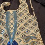 Verty  Sequin party dress, blue silver gold, holiday, Barbie movie, size small Photo 8