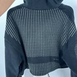 Nike Pro Womens Therma-FIT ADV Cropped Fleece Hoodie Black size S athletic Photo 8