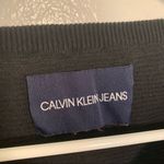 Calvin Klein Jeans  Crewneck Sweater Black Ribbed Photo 6