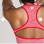 women's best  Red Racerback Sports Bra Gym Athletic Activewear Size XXS EUC #7610 Photo 2