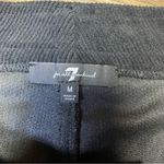 7 For All Mankind High-Rise Wide Leg Corduroy Pants Womens Medium Black Straight Photo 3