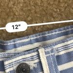 BDG  urban outfitters blue striped high rise shorts Photo 2