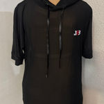Lady BBB Big Baller Brand Short Sleeve Hoodie L Streetwear Casual Basketball Black Size L Photo 0