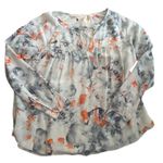 Rebecca Taylor Misty Garden Printed Blouse Size 6/Small 100% Silk Feminine Photo 0