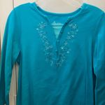 FINAL MARKDOWN Denim and company embroidered top Small Photo 0