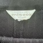 Misook Exclusively  XL Knit Ribbed wide leg Pant Trouser black slinky Photo 1