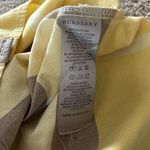 Burberry  Brit Sunny Yellow/Grey Plaid Short Sleeve Shirt Top **Size L** 🌼🌼 Photo 5