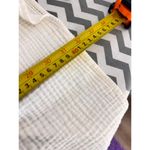 Scoop Ivory Blue Embroidered Gauze Dress Size M – Boho Tassel A Photo 4