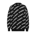 Vetements All Over Logo Sweater Size XL Photo 1