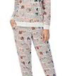 Cuddl Duds Christmas Pajamas set Women's 1X village honeycomb jogger fleece New Photo 0