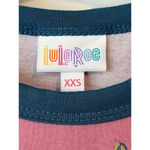 LuLaRoe  Shirt Women's 2XS Floral Raglan Long Sleeve Blouse Multicolor Casual Tee Photo 4