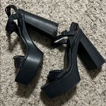 AQUA SWEET Faux Leather Square Toe Block Heel Sandals, Size 8.5, NEW in Box Photo 5