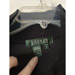 Ralph Lauren  Rare Vintage 90s Black Velour Jacket And Pants Set Size Medium Photo 3