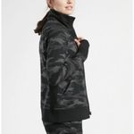 Athleta  Triumph Full Zip Jacket Black Camo Sz 1X Photo 6
