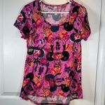 LuLaRoe  Disney Minnie Pink Blouse Shirt Iconic Size Small NWOT #1587 Photo 0