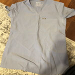 FIGS XS Light Blue  Scrub Top Women’s Photo 0