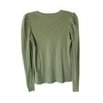 Sundry  Sage Green Puff Sleeve long Sleeve Shirt size 1 small Photo 3