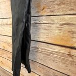 ZARA  Pants Women’s Size Small Black Faux Leather Skinny Ankle Zip Photo 1