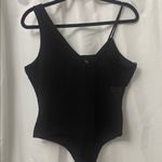 Meraki Black Asymmetrical Cut Out Tank Top Size L Photo 4