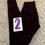 Lululemon Align 28” Red Leopard Leggings Size 2 Photo 1