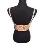 Liberty Love New NWT Floral Ruched Halter Crop Top Small S Double Straps Photo 2