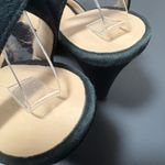 BIMBA Y LOLA Black Suede Chunky Heel Peep Photo 7