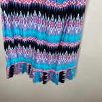 La Blanca  Womens 22 Blue Purple Geometric One Piece Swim Suit Dress Photo 3