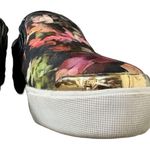 Ted Baker Sneakers Womens 7 Black Pink Multi Floral Flower Malbeck Sneakers Boho Photo 6