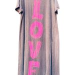 MAGNOLIA PEARL “Love” maxi tee dress, one size Gray Size undefined Photo 2