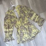 Urban Outfitters  Dress charlene paisley printed mini womens Yellow (small) boho Photo 1