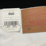 Levi's NWT  501 Premium Original High-Rise Jean Shorts white Women's Size 29 Photo 5