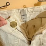 Anthropologie  Maeve Colette Crop Wide-Leg Jeans in Latte Foam Photo 5